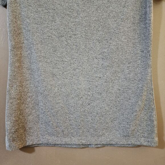 Apt 9 Womens Knit Tee Size S Gray Short Sleeve V-Neck Top - Picture 9 of 9